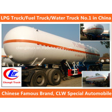 3 axes 56cbm Heavy Duty LPG Truck LPG Tank Trailer